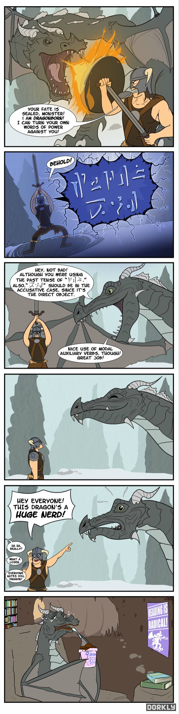 The fourth panel... I've made that face.