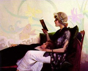 Paintings of Women Reading